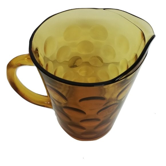 Optic Dot Hazel-Atlas Eldorado Gold Pitcher - Picture 4 of 6